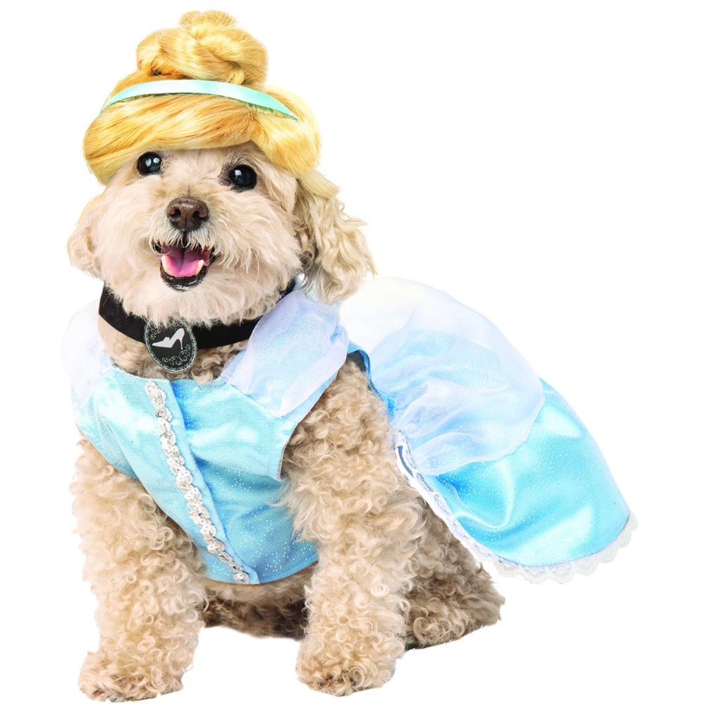 Rubie's Disney Princess Blue Cinderella Pet Costume Halloween Medium